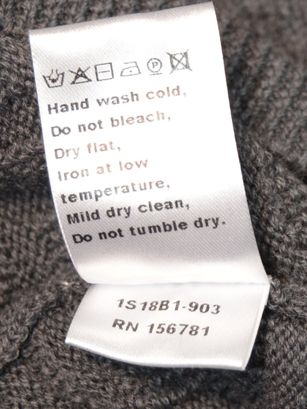 Ledbury Extra Fine Merino Gray Knit Sweater XXL Made in Italy -- See sizing note - Picture 4 of 4